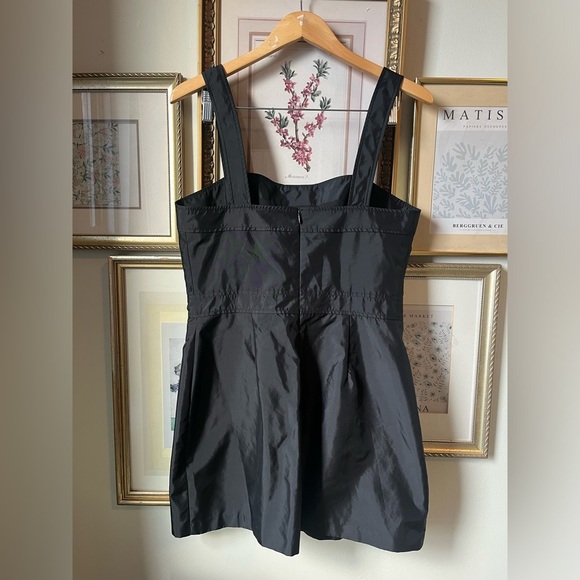 Amanda Uprichard Archie Dress in Black Nylon Large - Picture 2 of 8